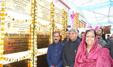 Chief Minister dedicates 24 development projects worth Rs. 275 crore at Chamba