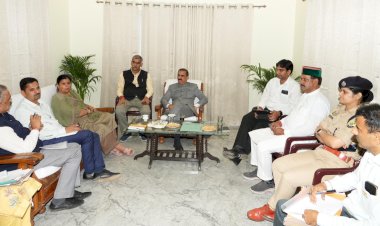 CM inspects sites for opening various offices in Dehra Assembly segment