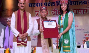 Governor confers degrees at inaugural convocation of Sardar Patel University