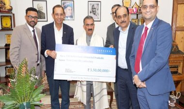 Larsen & Toubro contributes Rs. 3.5 crore towards CM Relief Fund