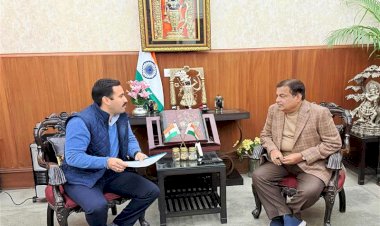 PWD Minister meets Union Minister Nitin Gadkari