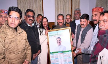 CM releases calendar of Kangra Co-operative Primary Agriculture and Rural Development Bank
