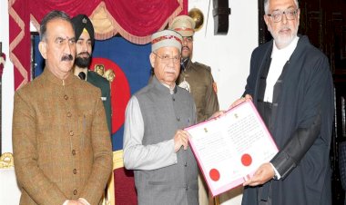 Justice Gurmeet Singh Sandhawalia sworn-in as Chief Justice of HP High Court