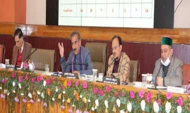 CM holds budget priority meeting with MLA's from Hamirpur, Una and Sirmaur districts