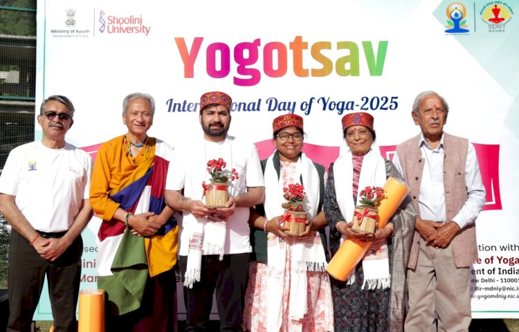 Shoolini University hosts Yogotsav to mark 58th countdown day to International Day of Yoga 2025