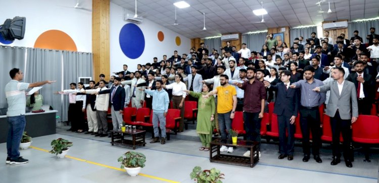 Shoolini University students take pledge to “Say No to Ragging”