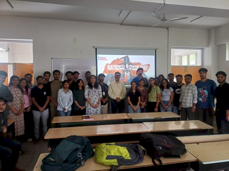 Shoolini University celebrated National Space Day