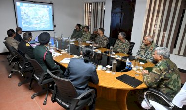 Army Commander,Western Command,visits Sainik School Sujanpur Tira