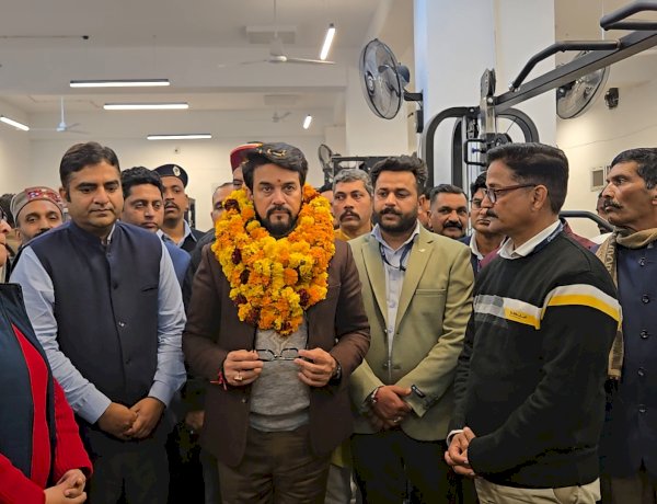 Anurag Singh Thakur inaugurates modern sports gym at SAI National Centre of Excellence in Hamirpur