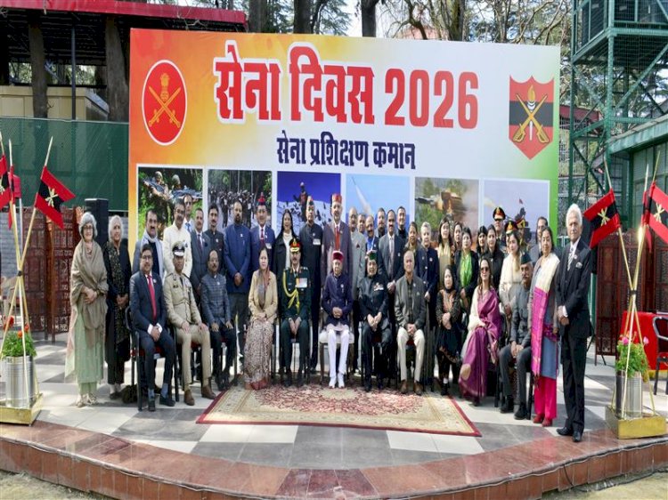 78th Army Day celebrated at ARTRAC, Shimla