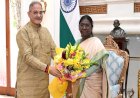 Governor calls on President Droupadi Murmu in New Delhi