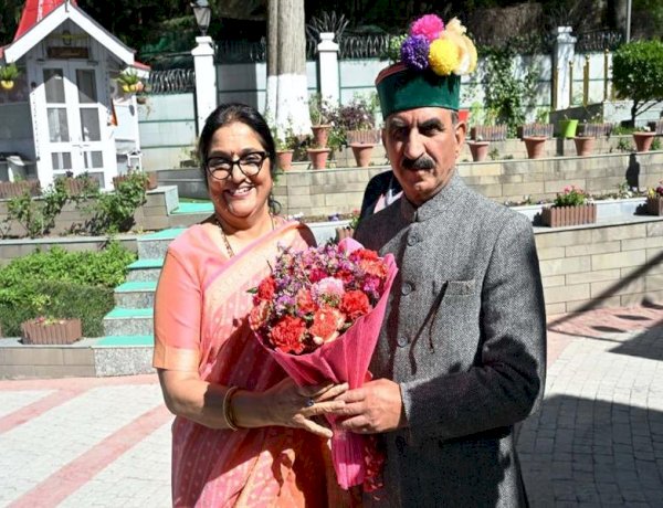 HPCC in-charge Rajni Patil calls on CM